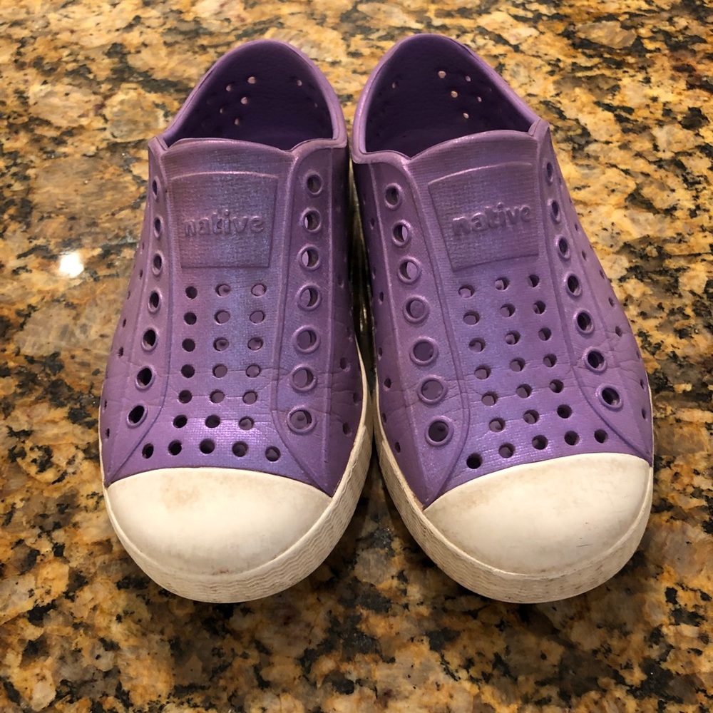 Native Kids Jefferson Iridescent Purple Slip-on